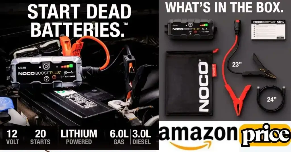 NOCO Boost HD GB70 Charging