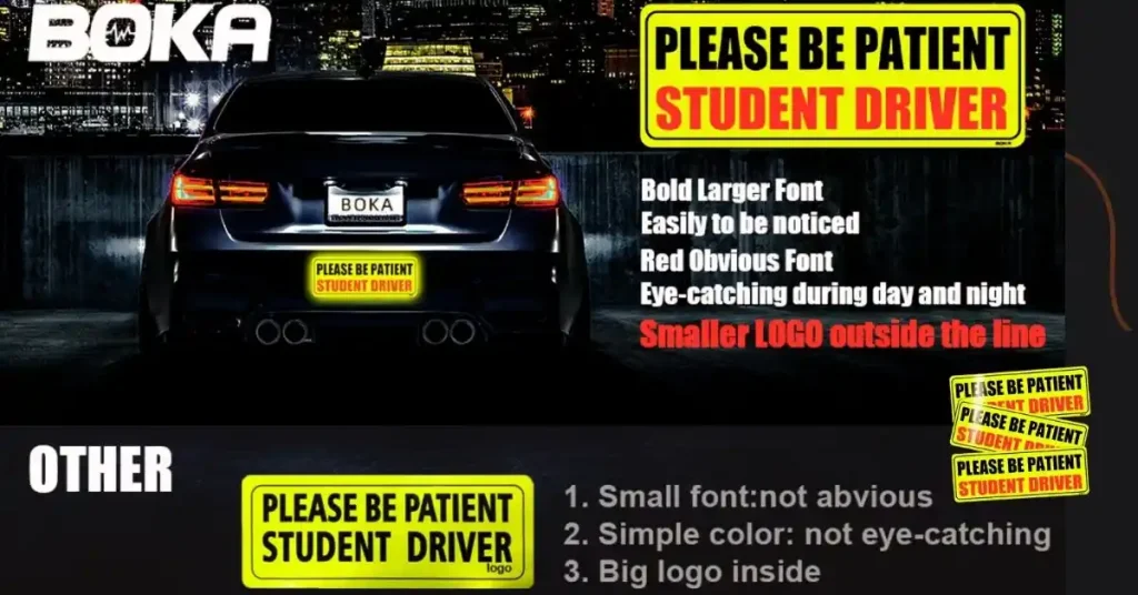 Sticker Student Driver