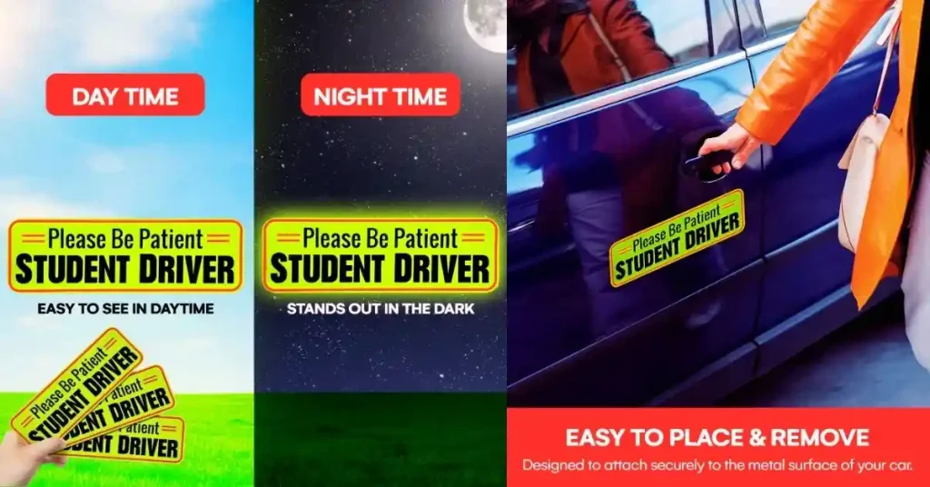 Student Driver Car Magnet