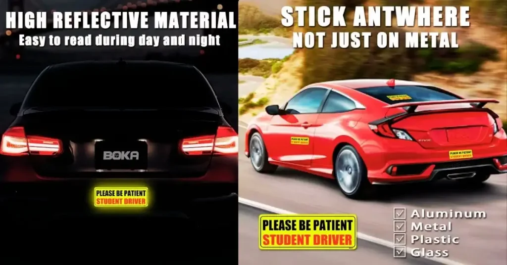 Sticker Student Driver