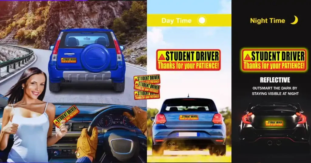 Student Driver Magnets