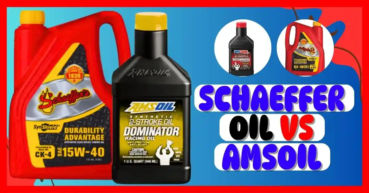 Schaeffer oil vs Amsoil