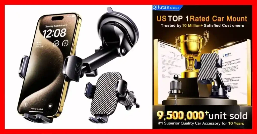 Qifutan Car Phone Holder Mount