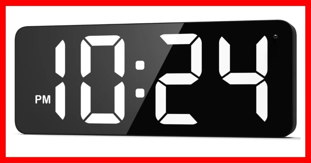 Best Digital Wall Clock for Home