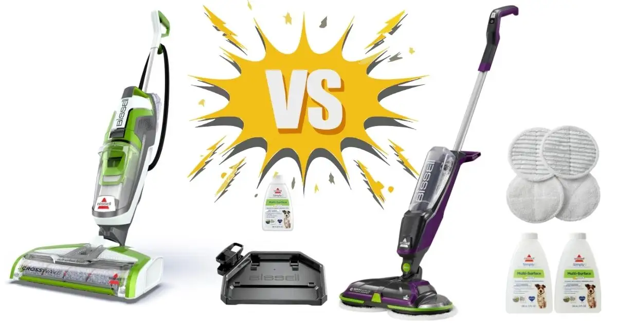 Bissell Spinwave Vs Bissell Crosswave