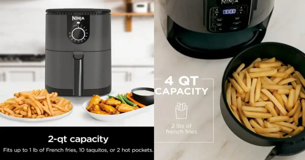 Ninja AF080 vs AF101 Mini Air Fryer