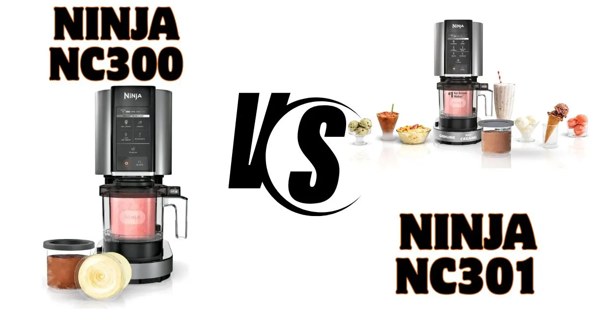 Ninja Creami NC300 vs NC301