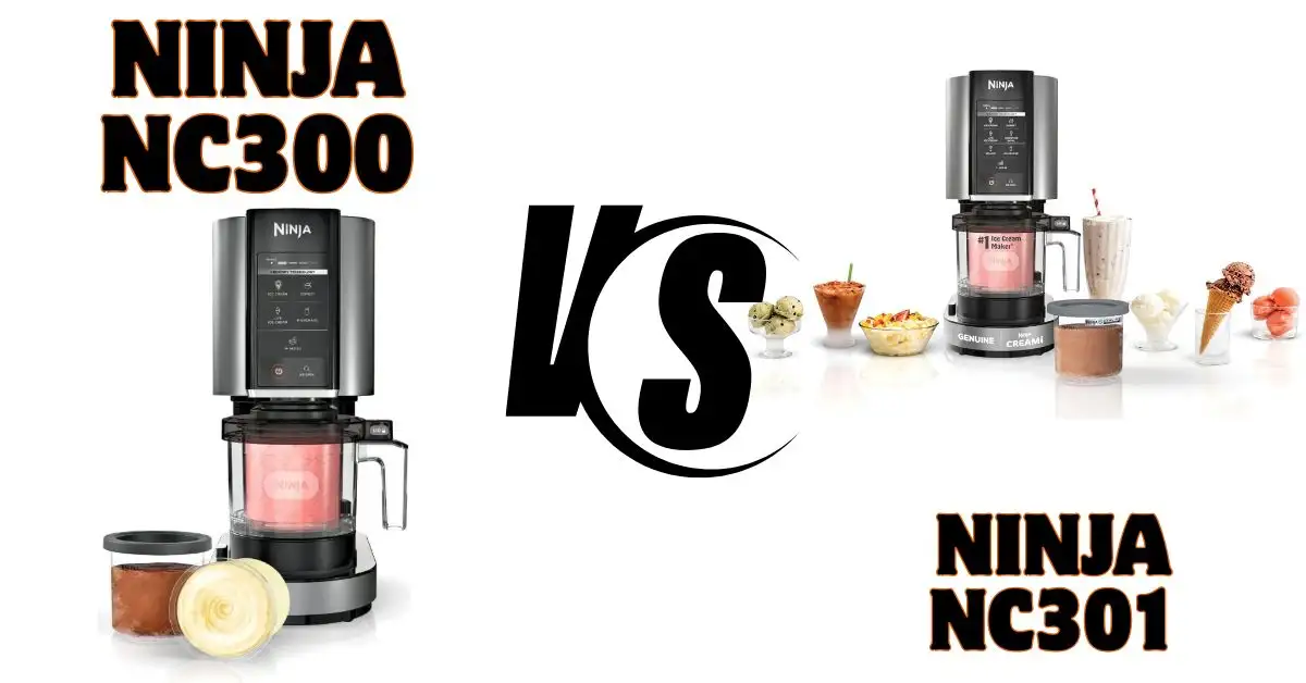 Ninja NC300 vs NC301 Ice Cream Maker