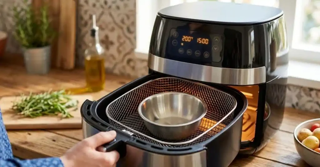Can You Put Steel Bowl in Air Fryer?