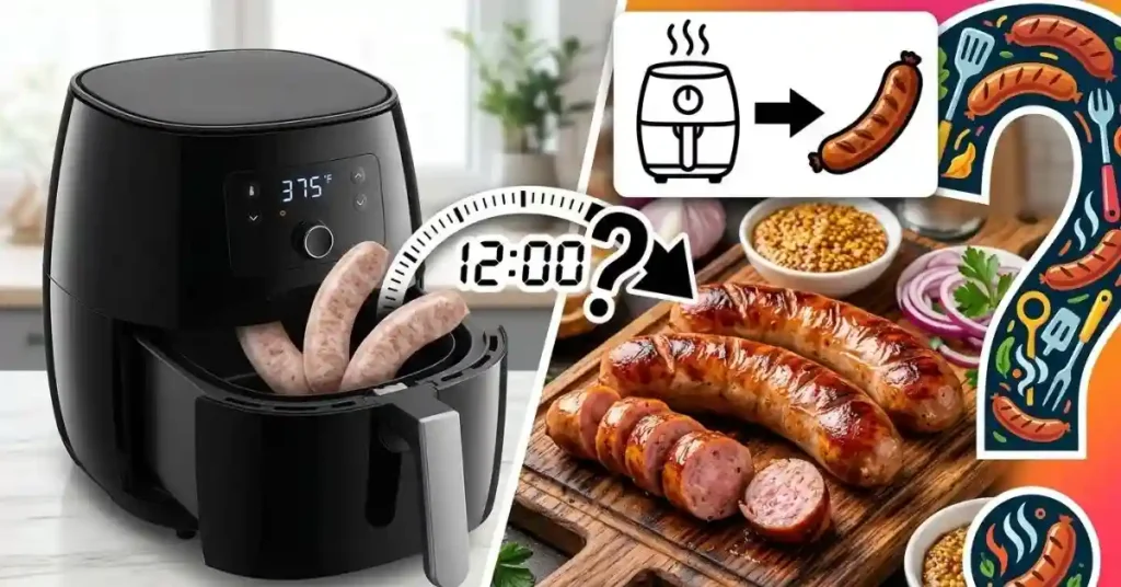How long do you cook brats in an air fryer?