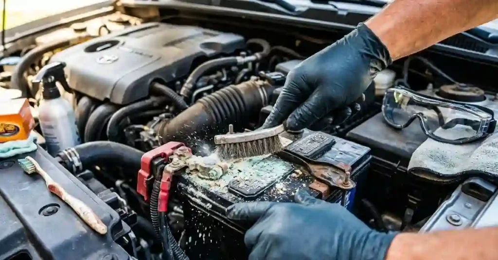 How to Clean Car Battery Corrosion Safely