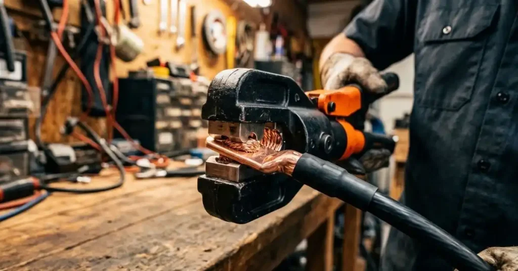How to Crimp Battery Cable Lugs