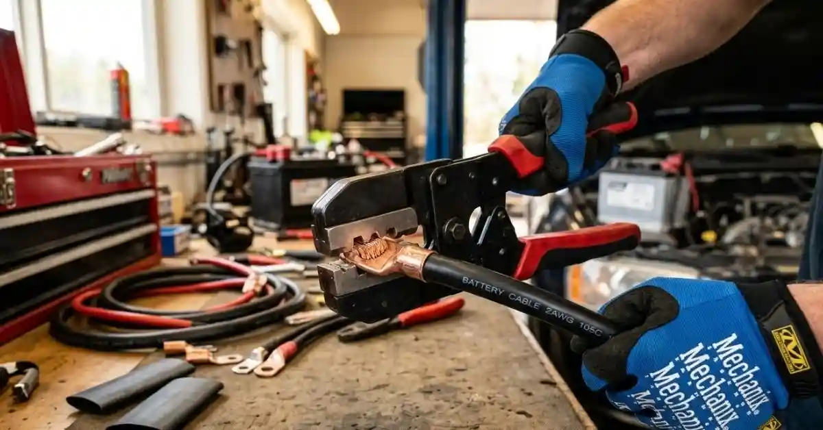 How to Crimp a Battery Cable