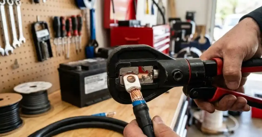 How to Crimp a Battery Cable