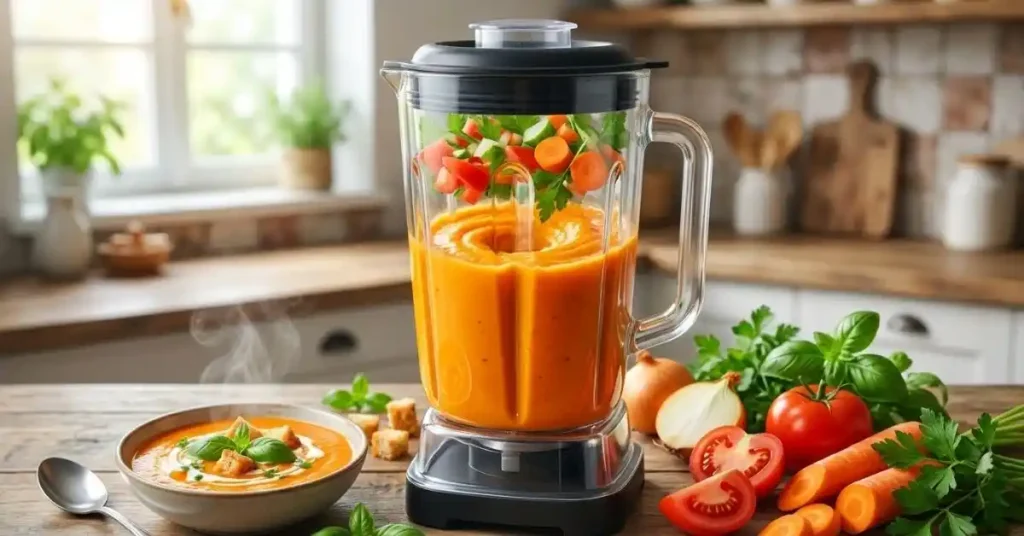 How to Make Soup in a Blender