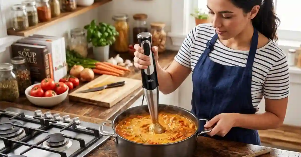 How to Use Immersion Blender for Soup