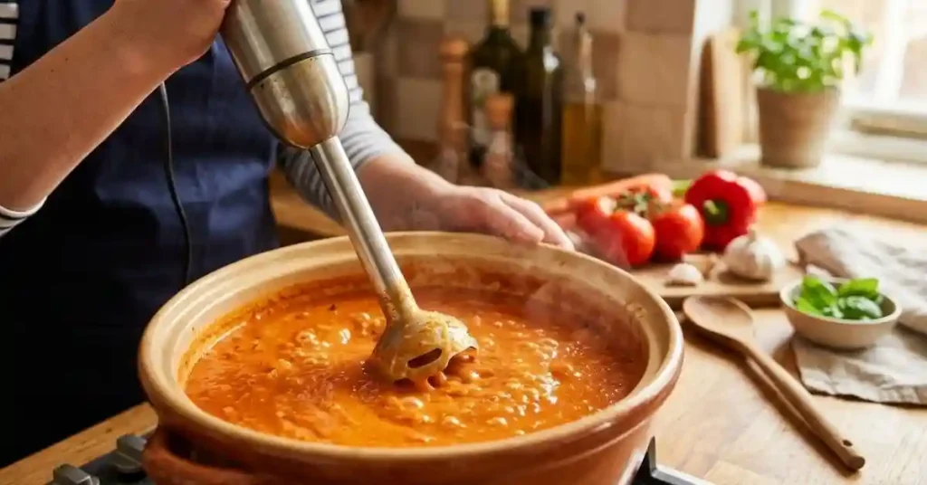 How to Use Immersion Blender for Soup