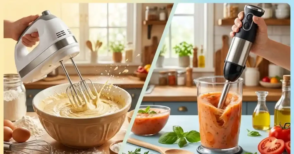 Is a Hand Mixer the Same as an Immersion Blender?