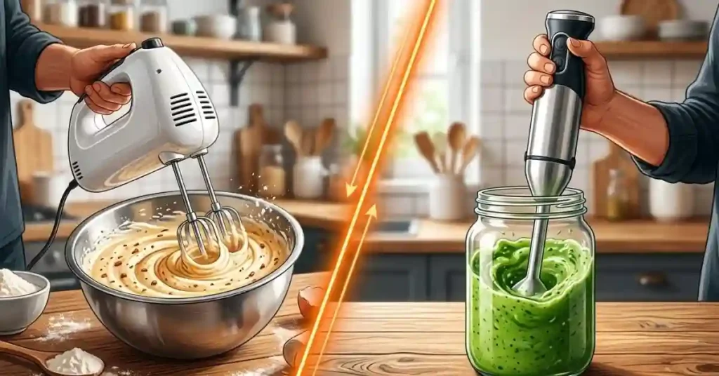 Is a Hand Mixer the Same as an Immersion Blender?