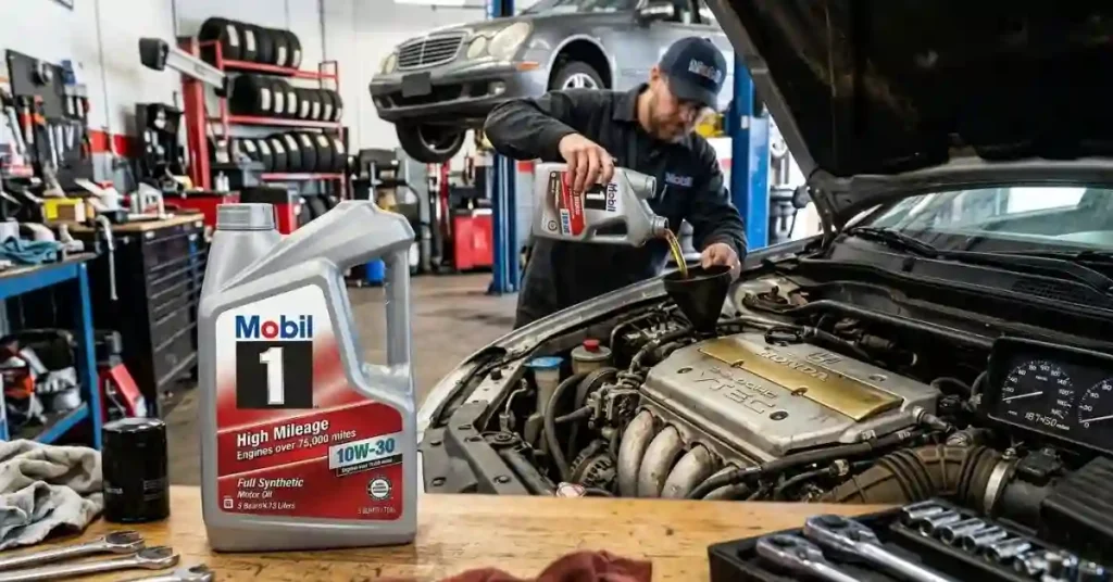 Mobil 1 High Mileage Motor Oil Review
