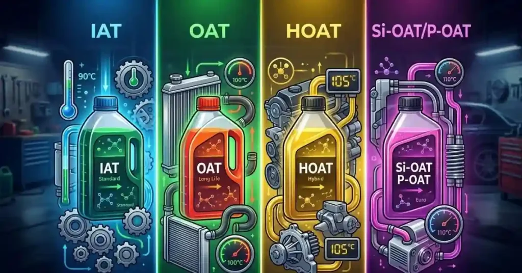 What Are the 4 Types of Coolant?