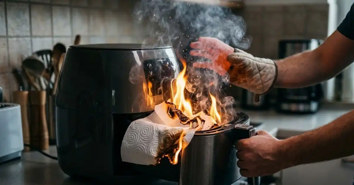 Will a Paper Towel Catch Fire in an Air Fryer?