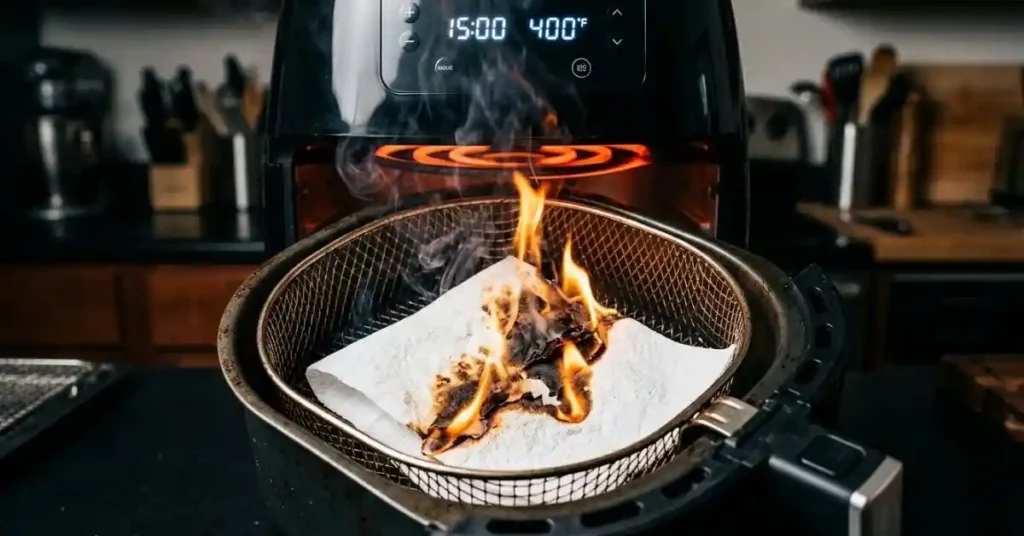 Will a Paper Towel Catch Fire in an Air Fryer?