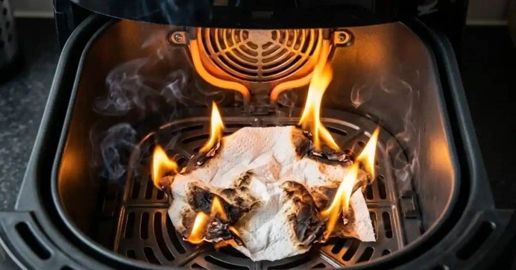 Will a Paper Towel Catch Fire in an Air Fryer?