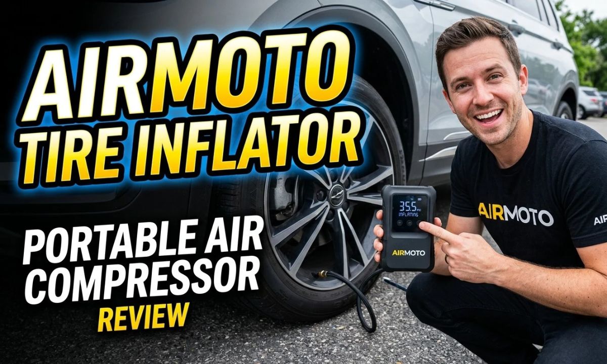 Airmoto Tire Inflator Portable Air Compressor Review