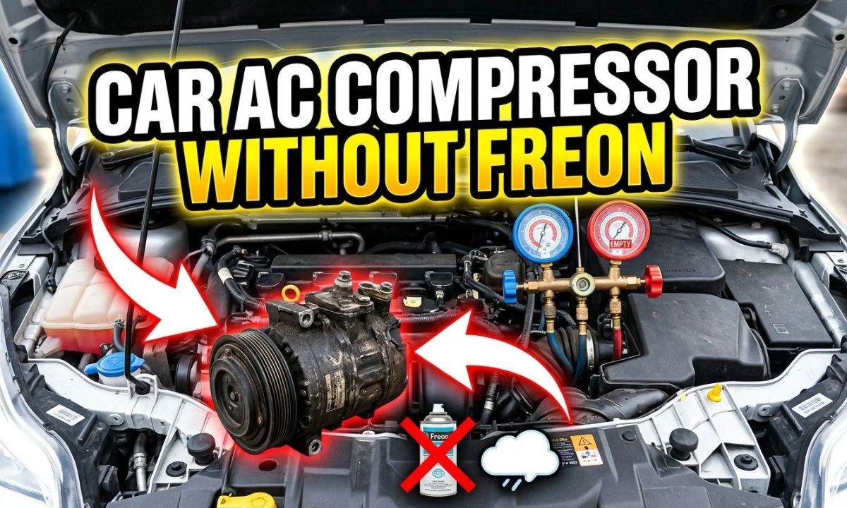Car AC Compressor Without Freon