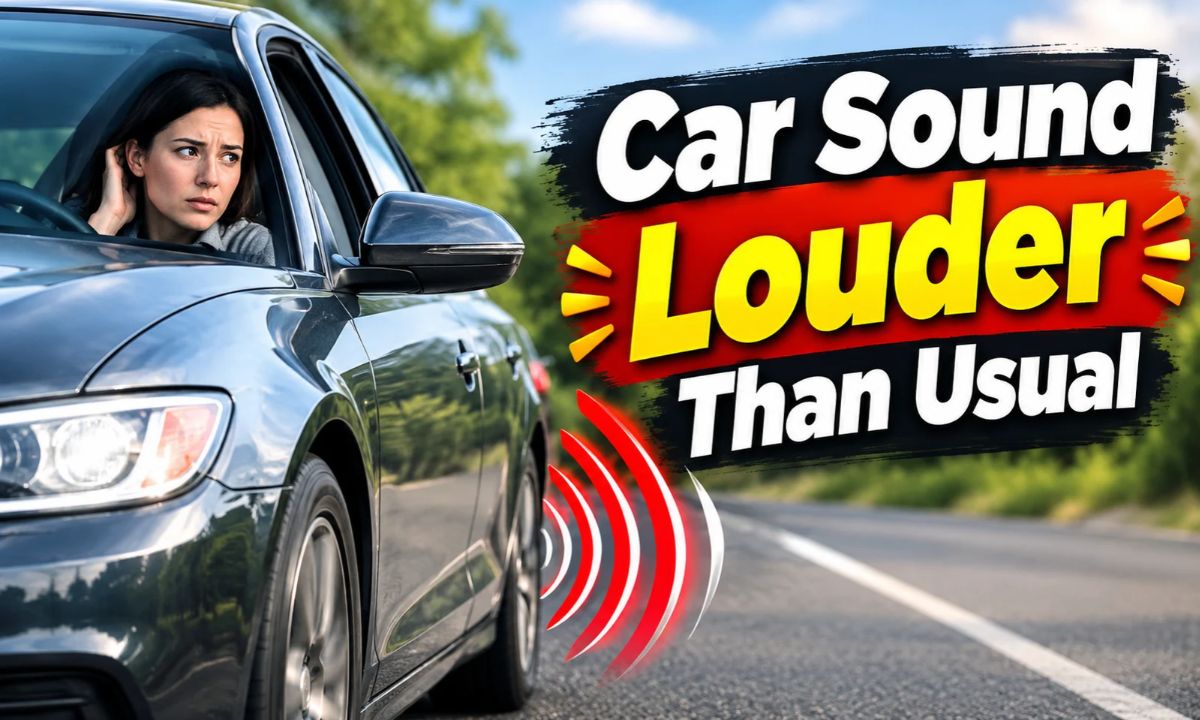 Car Sound Louder Than Usual