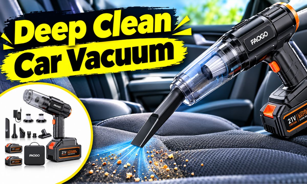 Deep Clean Car Vacuum