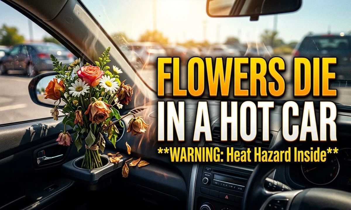 Flowers Die in a Hot Car