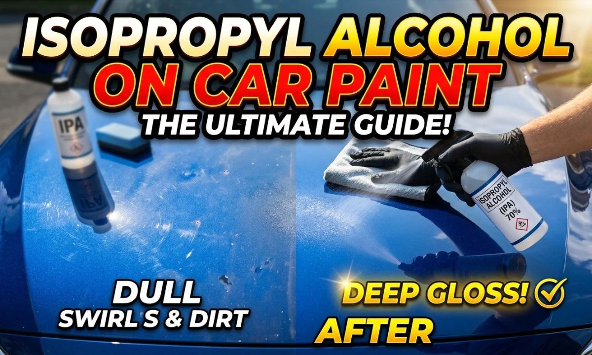 Isopropyl Alcohol on Car Paint