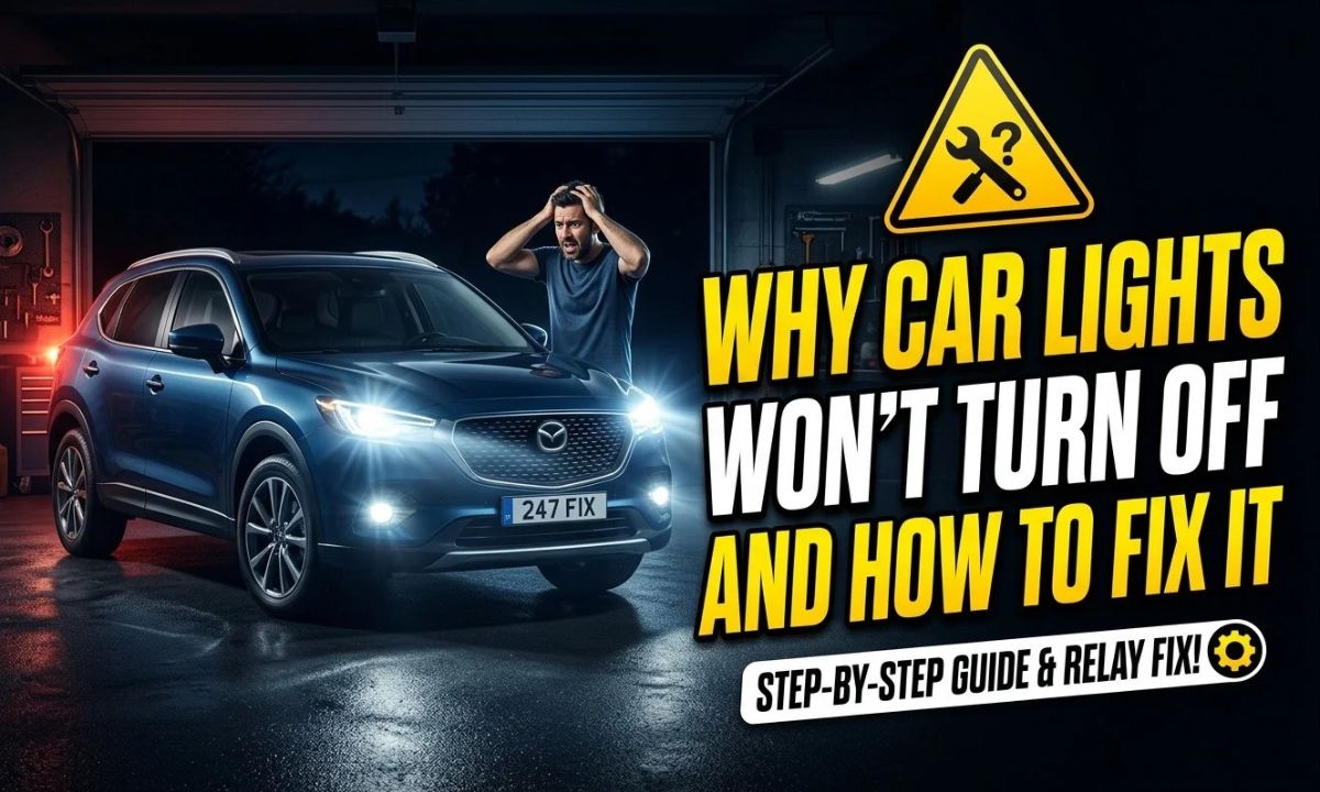 Why Car Lights Won’t Turn Off and How to Fix It