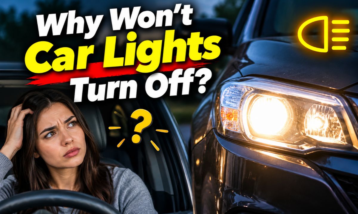 Why Won’t Car Lights Turn Off?