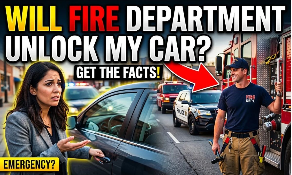 Will Fire Department Unlock My Car?